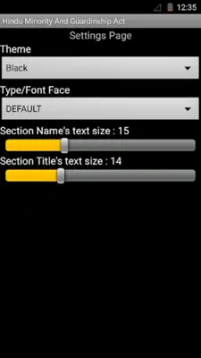 Hindu Minority And Guardinship Act android App screenshot 0