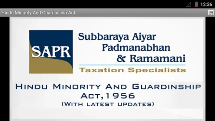 Hindu Minority And Guardinship Act android App screenshot 3